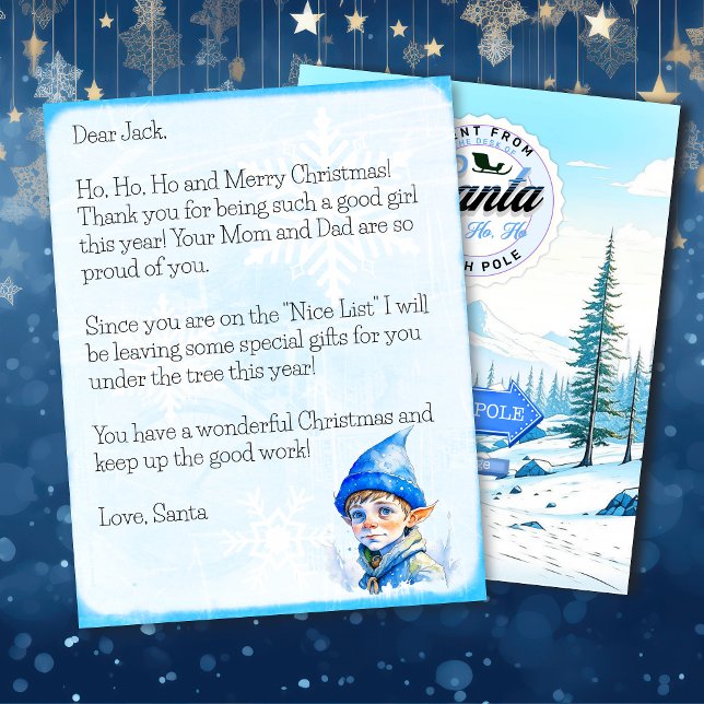 Personalised Letter from Santa Claus for Boys (Creator Uploaded)