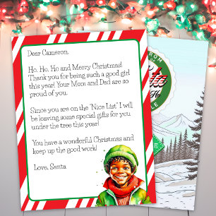 Personalised Letter from Santa Claus for Children