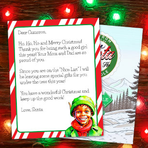 Personalised Letter from Santa Claus for Children