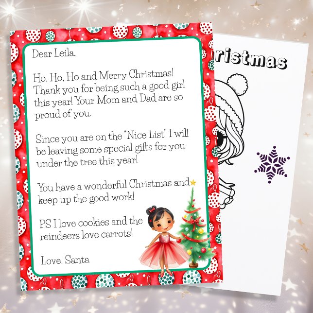 Personalised Letter from Santa Claus for Children (Creator Uploaded)