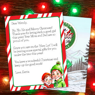 Personalised Letter from Santa Claus for Children