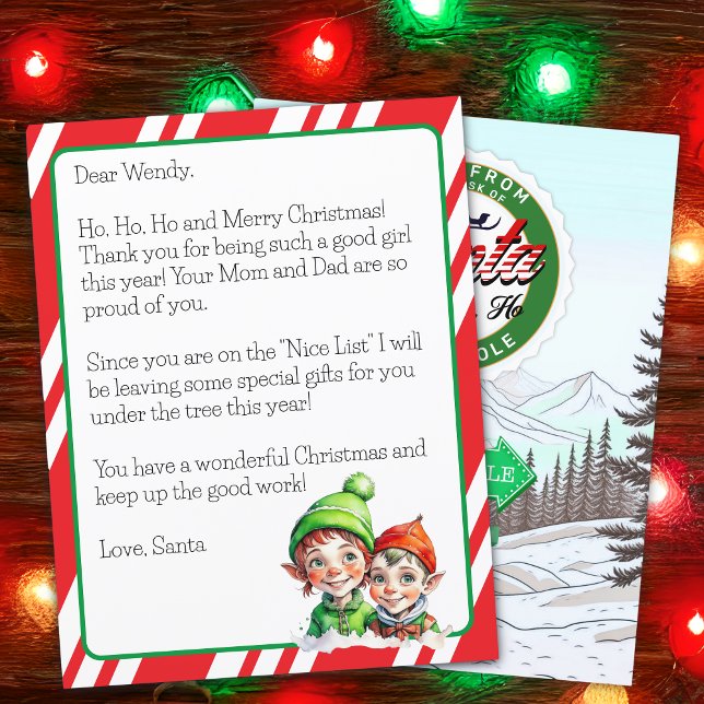 Personalised Letter from Santa Claus for Children (Creator Uploaded)