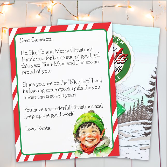 Personalised Letter from Santa Claus for Children (Creator Uploaded)