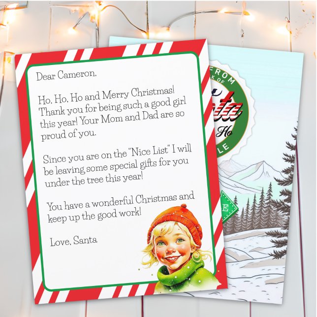 Personalised Letter from Santa Claus for Children (Creator Uploaded)