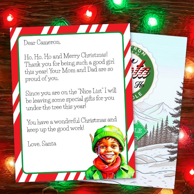 Personalised Letter from Santa Claus for Children (Creator Uploaded)