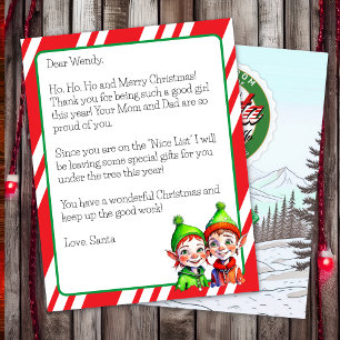 Personalised Letter from Santa Claus for Children