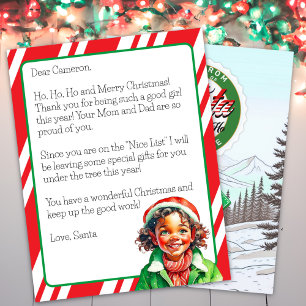 Personalised Letter from Santa Claus for Children