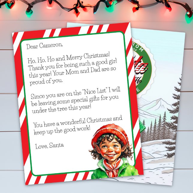 Personalised Letter from Santa Claus for Children (Creator Uploaded)