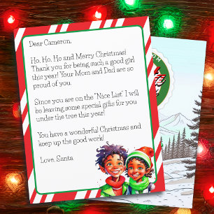 Personalised Letter from Santa Claus for Children