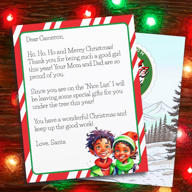 Personalised Letter from Santa Claus for Children (Creator Uploaded)