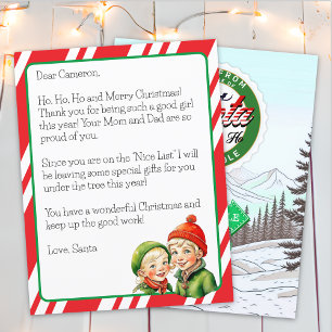Personalised Letter from Santa Claus for Children