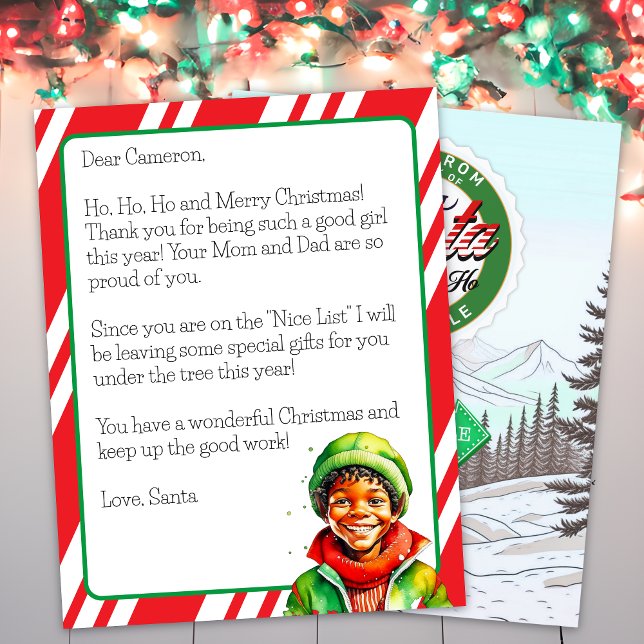 Personalised Letter from Santa Claus for Children (Creator Uploaded)