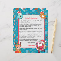 Personalised Letter from Santa Claus for kids