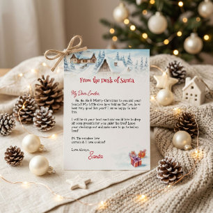 Personalised Letter from Santa Claus template