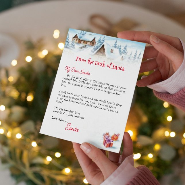 Personalised Letter from Santa Claus template (Creator Uploaded)