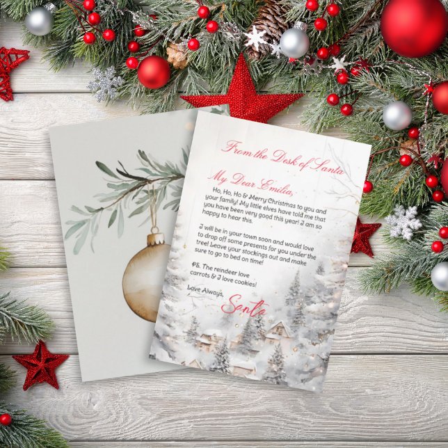 Personalised Letter from Santa Claus template (Creator Uploaded)