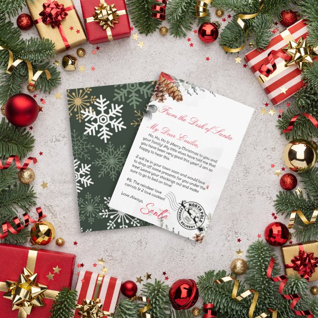 Personalised Letter from Santa Claus template (Creator Uploaded)