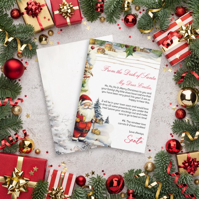Personalised Letter from Santa Claus template (Creator Uploaded)