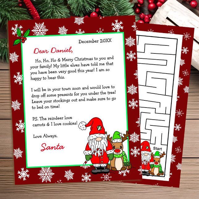 Personalised Letter from Santa for Children (Creator Uploaded)