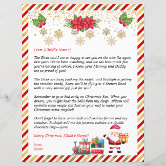 Personalised Letter from Santa For Kids Gifts
