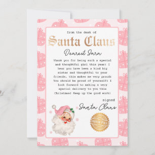 Personalised Letter from Santa Template