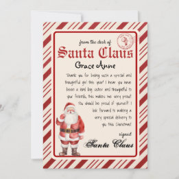Personalised Letter from Santa Template