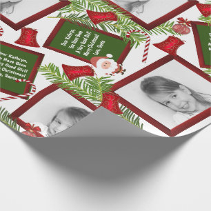 Personalised Letter From Santa w/Photo Wrapping Paper