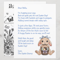 Personalised Letter & from the Easter Bunny