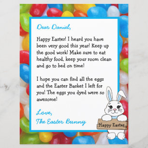 Personalised Letter from the Easter Bunny