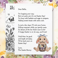 Personalised Letter & from the Easter Bunny