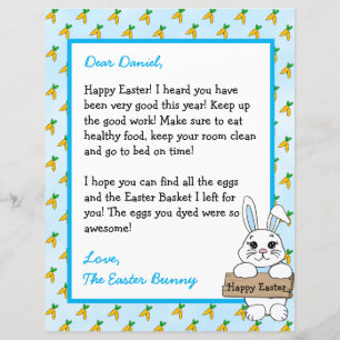 Personalised Letter from the Easter Bunny