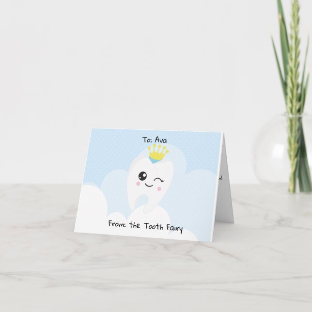 Personalised Letter from Tooth Fairy  Card (Front)
