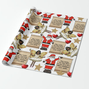 Personalised Letter/Gift From Santa Wrapping Paper