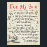 Personalised Letter To For My Son, Son Birthday Tablecloth<br><div class="desc">Personalised Letter To For My Son,  Son Birthday</div>