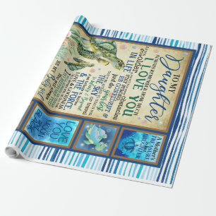 Personalised Letter To My Daughter Love From Mum Wrapping Paper