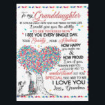 Personalised Letter To My Granddaughter From Gran Tablecloth<br><div class="desc">Personalised Letter To My Granddaughter From Grandma</div>