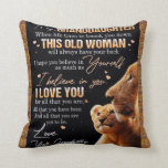 Personalised Letter To My Granddaughter From Grand Cushion<br><div class="desc">Personalised Letter To My Granddaughter From Grandma, </div>