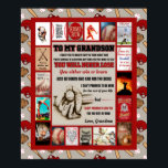 Personalised Letter To My GrandSon Birthday Gift Poster<br><div class="desc">Personalised Letter To My GrandSon Birthday Gift</div>