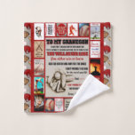 Personalised Letter To My GrandSon Birthday Gift Wash Cloth<br><div class="desc">Personalised Letter To My GrandSon Birthday Gift</div>