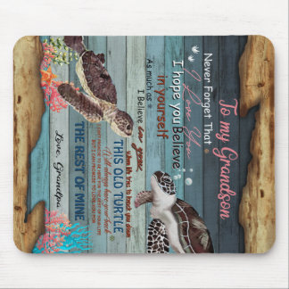 Personalised Letter To My Grandson From Grandpa Mouse Mat