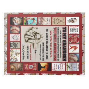 Personalised Letter To My Grandson, Love Grandma Notepad