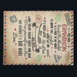 Personalised Letter To My Grandson, Love Grandson Notepad<br><div class="desc">Personalised Letter To My Grandson,  Love Grandson</div>