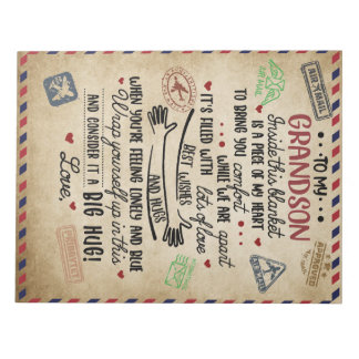 Personalised Letter To My Grandson, Love Grandson Notepad