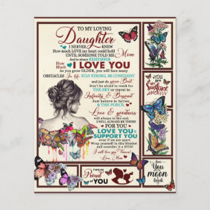 Personalised Letter To My Loving Daughter Flyer
