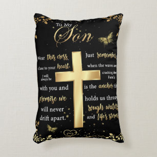 Personalised Letter To My Son Decorative Cushion