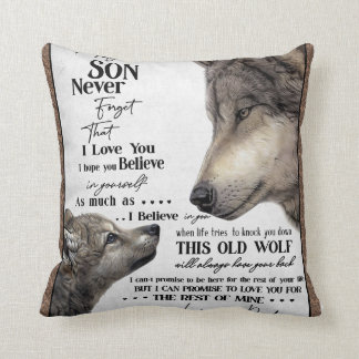 Personalised Letter To My Son From Dad Cushion