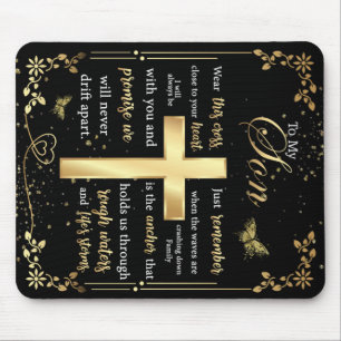 Personalised Letter To My Son Mouse Mat