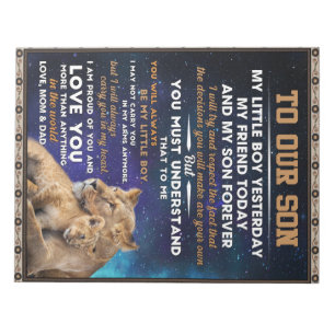 Personalised Letter To Our Son, Son Birthday Gift Notepad