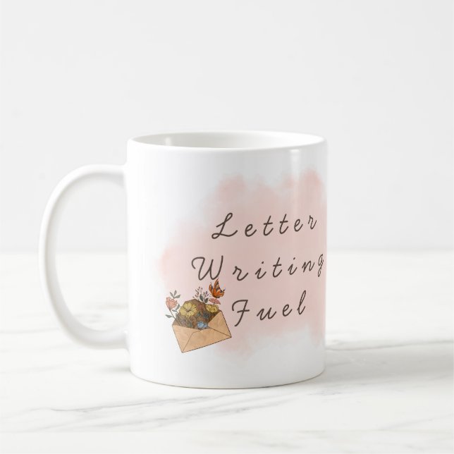 Personalised Letter Writing Mug  (Left)
