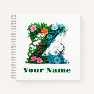 Personalised Letter Z Notebook